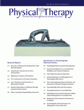 Demo Journal of Physical Therapy: 91 (5)