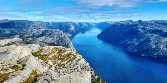 Landscape image of a river valley