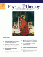 Demo Journal of Physical Therapy: 93 (4)