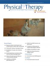 Demo Journal of Physical Therapy: 94 (11)