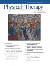 Demo Journal of Physical Therapy: 94 (12)